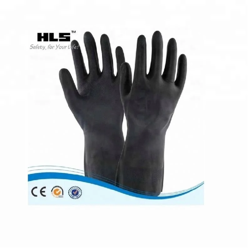 Оптовая продажа Прямая продажа с фабрики Промышленные Латексные перчатки анти Acsid