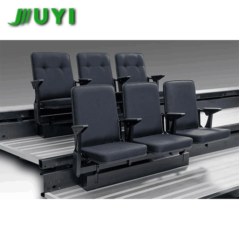 JUYI Electric Metal Folding Chair Gym Exercises Bleacher Mobile arena seating chairs in furniture JY-780