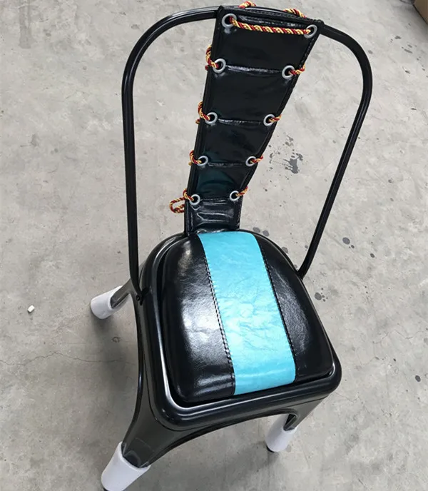 Fashion style cushion seat restaurant chair for fast food cafe shop