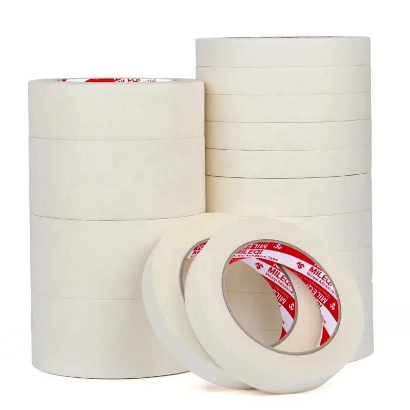 
Mileqi hot sale high quality high stickness multi purpose custom washi crepe paper masking tape 