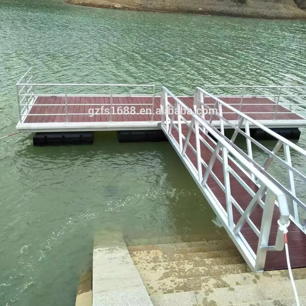 Economic corrosion resistant aluminum material handrail gangway for marine