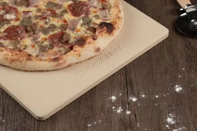 LFGB Pizza stein grill baking stone used Inside or outside Kitchen Baking Utensils