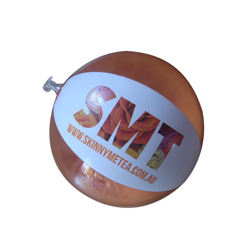 8inch inflatable beach ball with cmyk printing