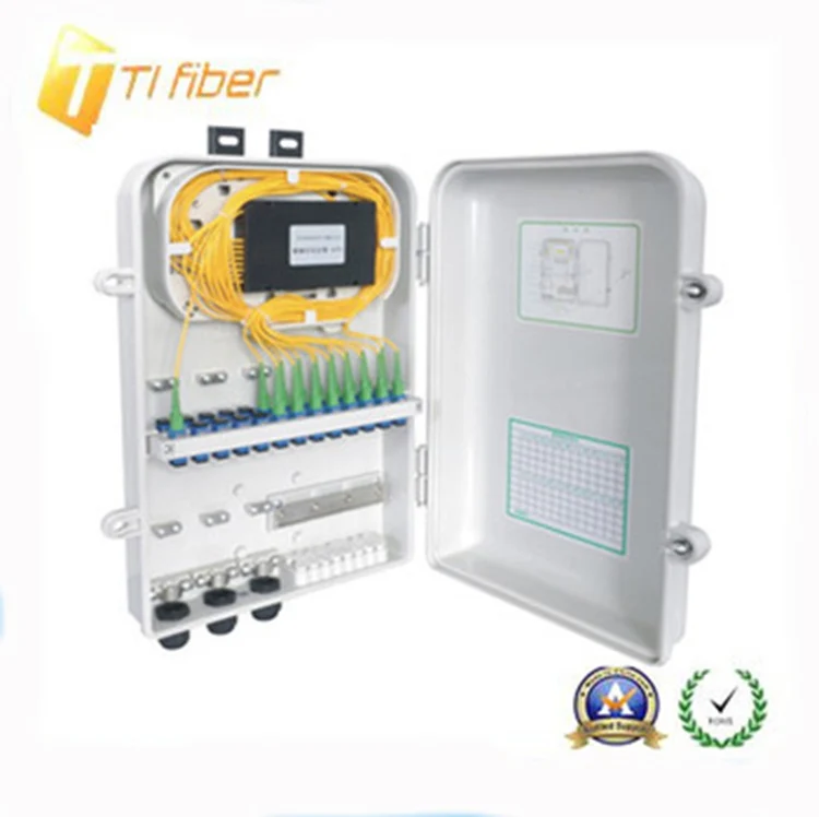 1x12 PLC Splitter волоконно-оптической распределительной коробки