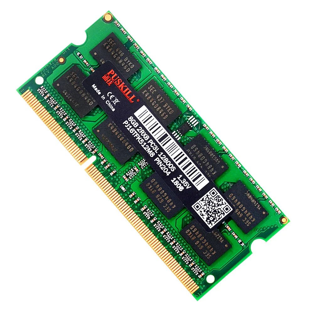  Совместим со всеми оперативными памятями для ноутбуков 8 ГБ ddr3 1600