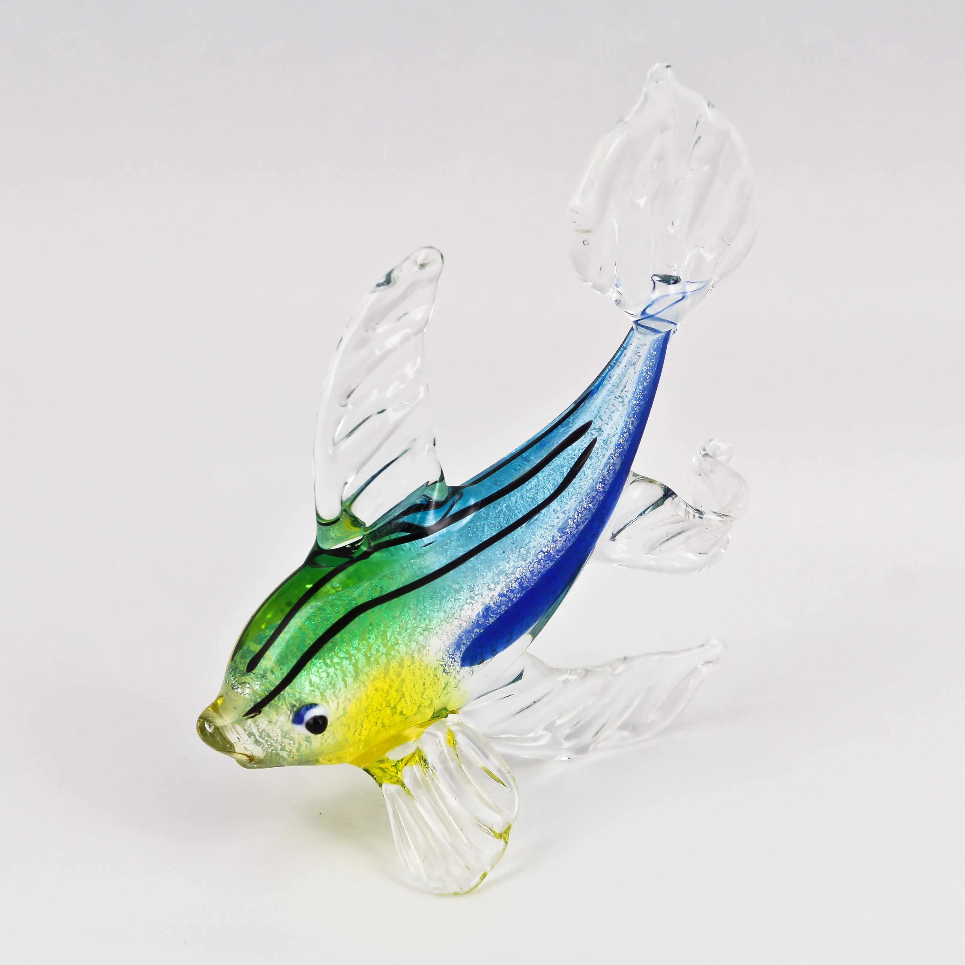 
Dolphin Shape Blown Glass Animals Sculpture Hand Made Animal Shape Murano Glass Figurines 