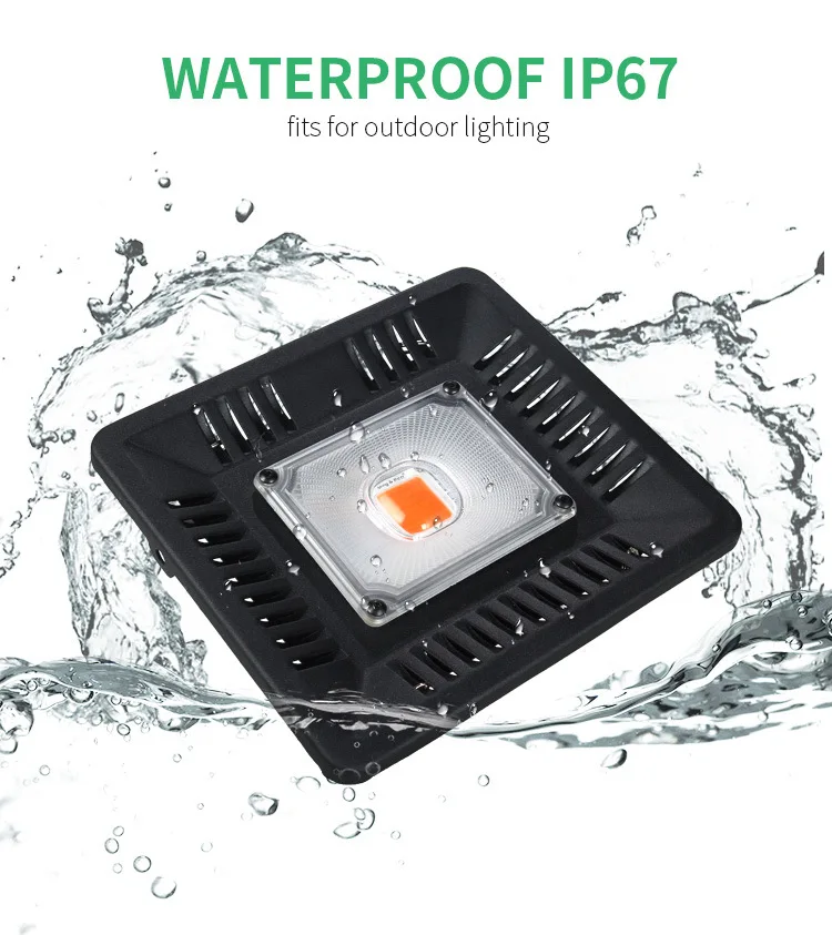 Led horticole cob 50w 220v full spectrum indoor growing led light