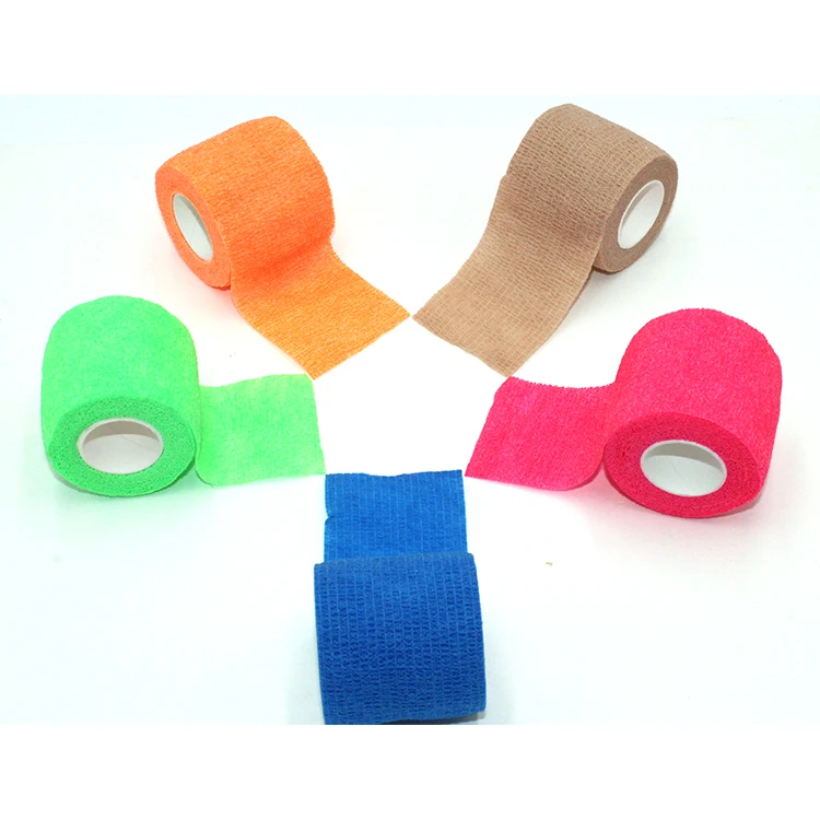 
Cohesive Bandage self adhesive non woven bandage for sports recovery water resistance adhesive bandage 