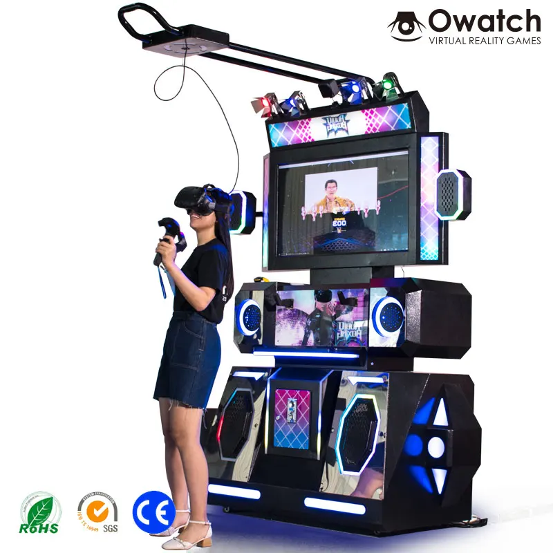 Монета управляемая развлекательная Игра Машина Аркада танцы игра Симулятор 9D VR танцор