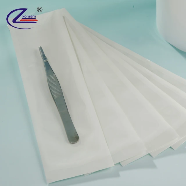 Tyvek paper reel bag by medical grade