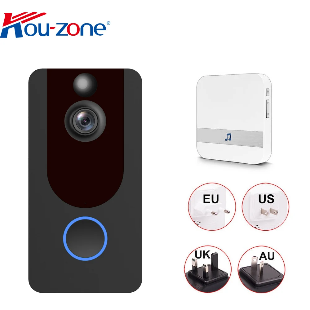 1080P Smart Home video wireless  smart Doorbell Camera Night Vision Wifi Doorbell Wireless Video Phone