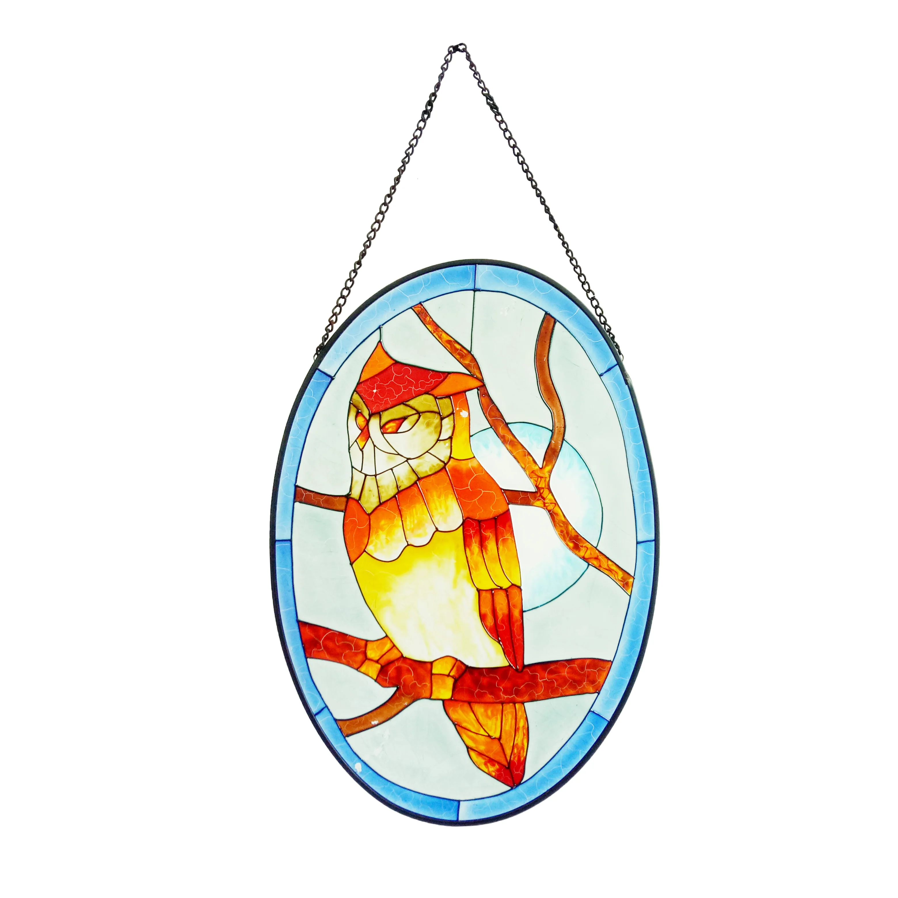 Витражные очки для домашнего декора в виде Ловца солнца окрашенные