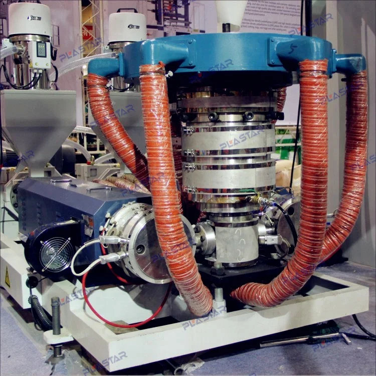 Factory Price Stable Running  Machine Type ABA Three Layers Ldpe/Hdpe Bio Plastic Film Blowing Machine Extruder