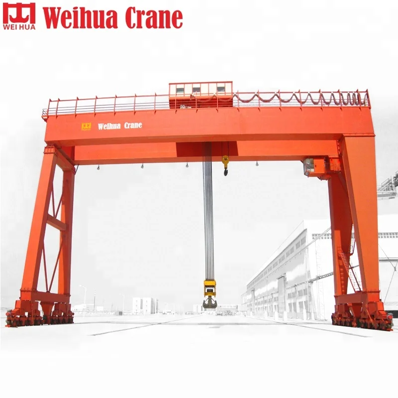 A Model Construction Railway 70 Ton European Style Double Beam Gantry Crane