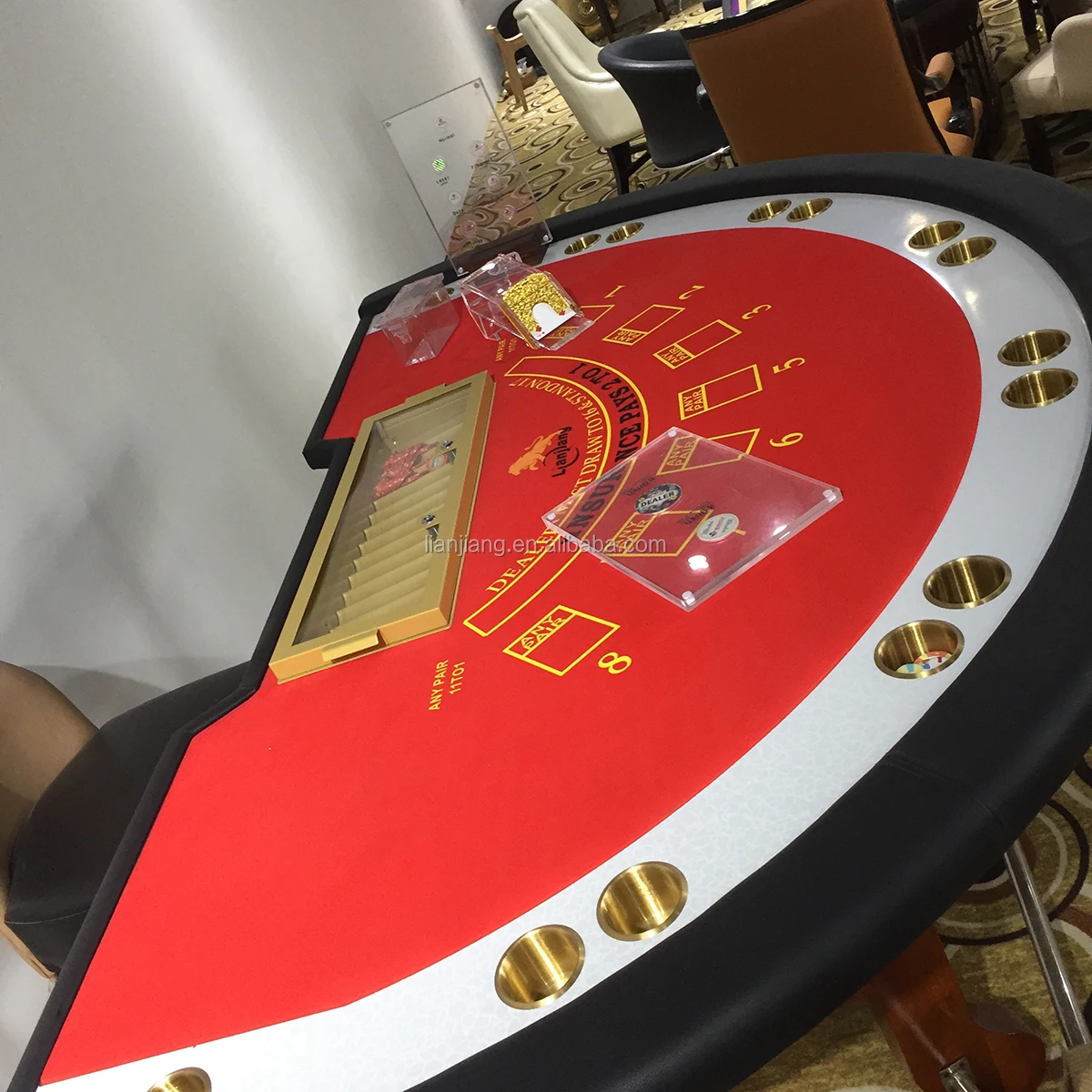 Lianjiang high-end casino poker table