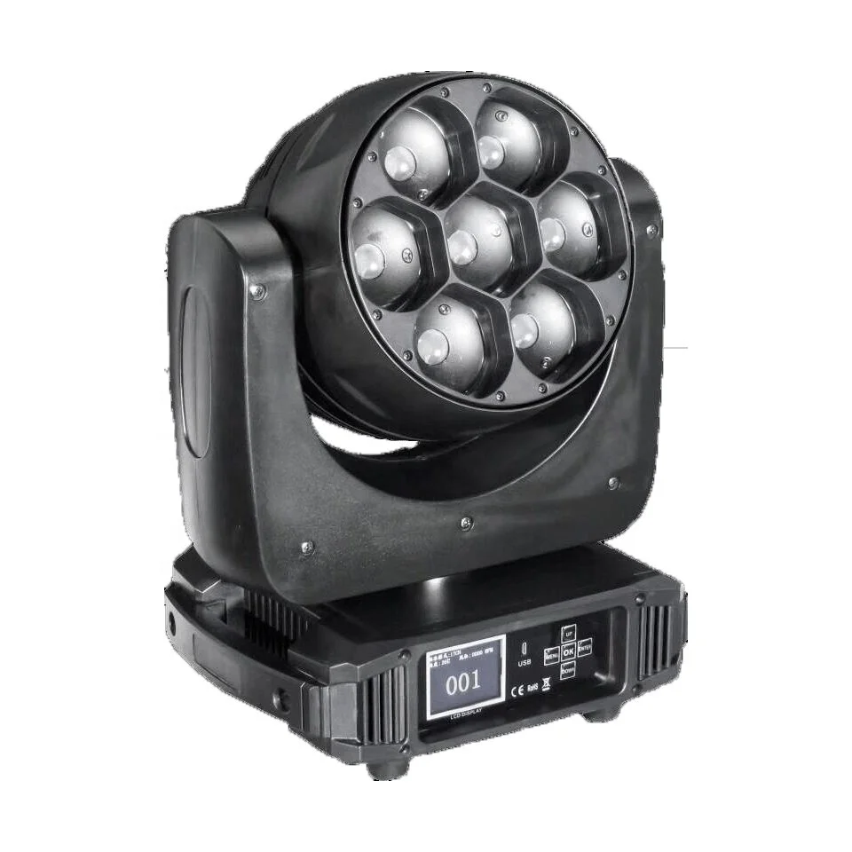 Powerful 7x40W RGBW LED Beam Moving Head Light