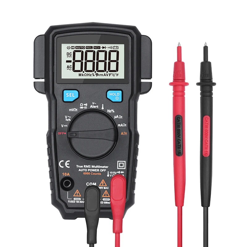 Rate Durable Low Price Overload Protection Auto Range Professional Digital Multimeter