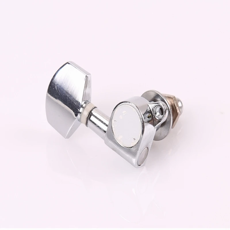 Профессиональная высококачественная Закрытая головка для гитарного станка колышки настройки струн поворотная кнопка