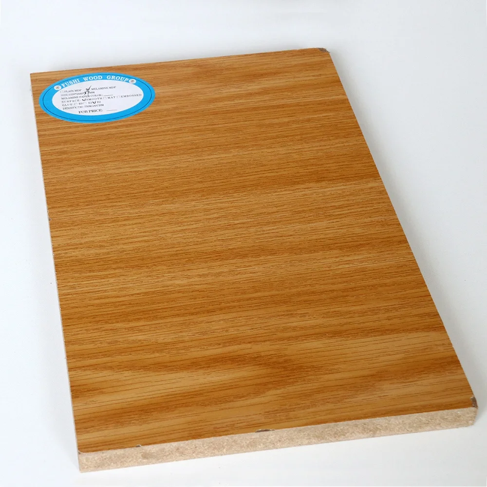 Furniture Grade Bangladesh Melamine Mdf Board Price