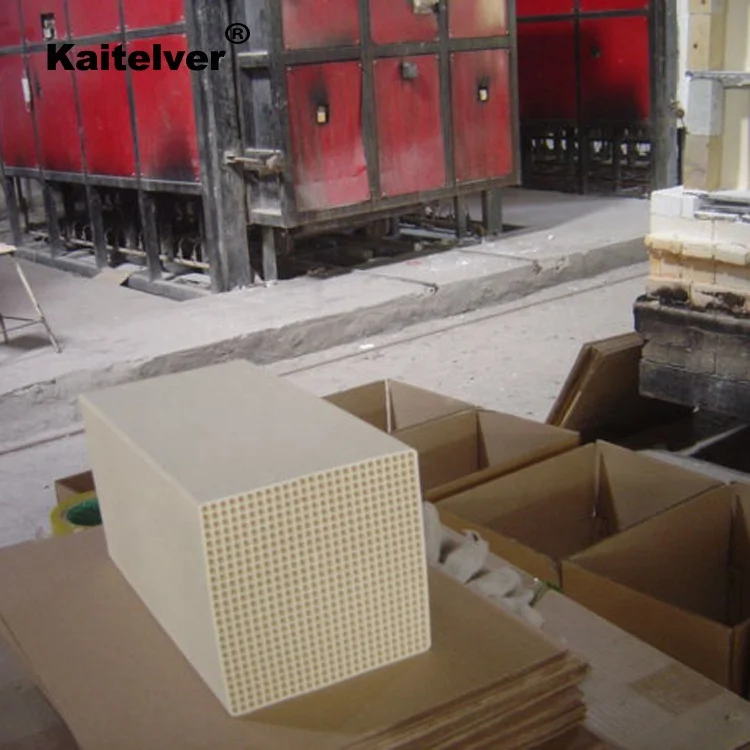Алюминиевая сотовая керамическая конструкция регенератор 150x150x300 мм RTO/RCO