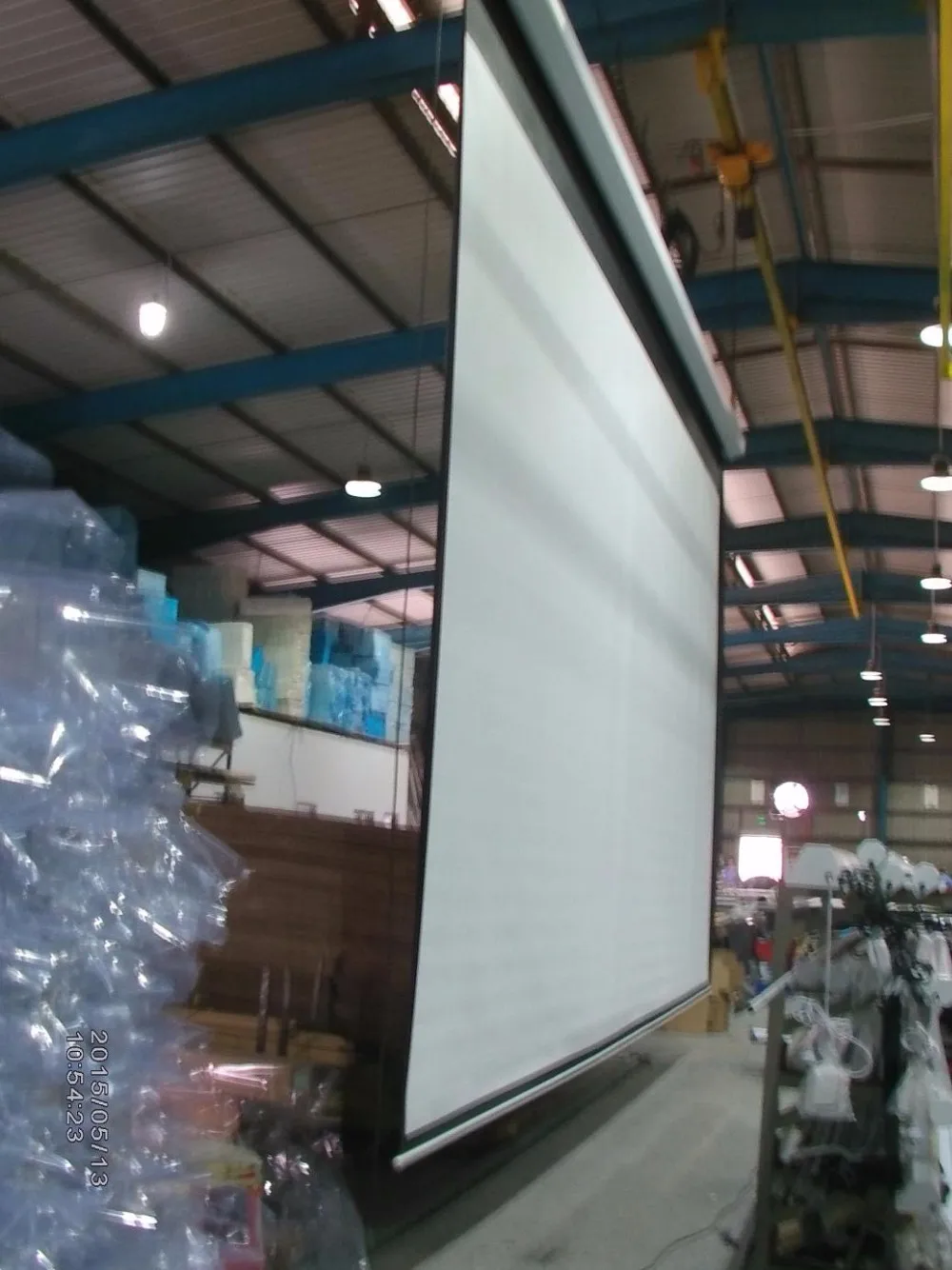 Big size 200inch tubular motor matte white high gain  Motorized projection screen