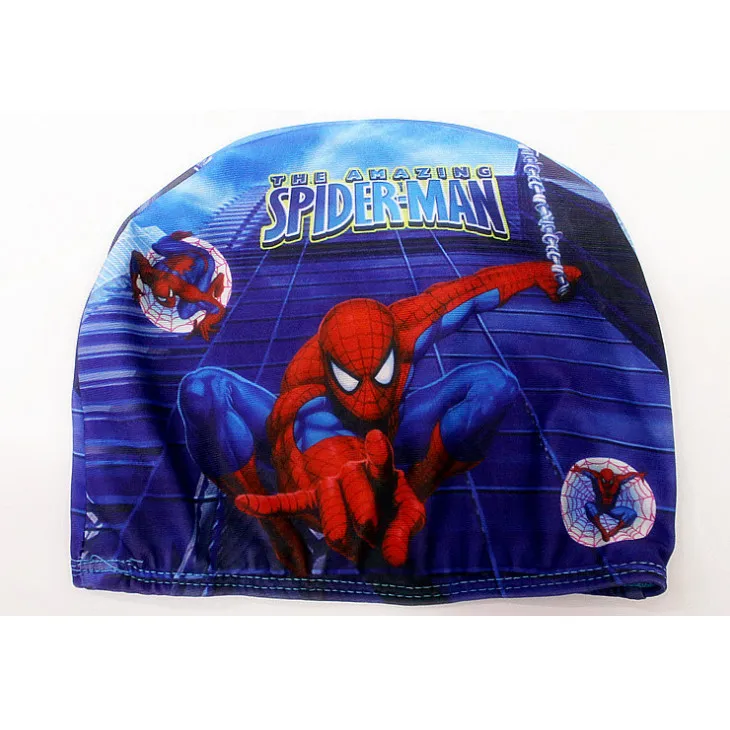 Новые милые Мультяшные шапочки для плавания с принтом, шапочки для плавания для детей, детские шапочки для плавания из полиэстера