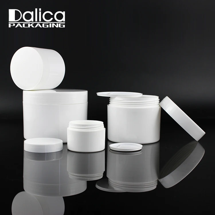 
Hot Sale Bottom Price White Round Cream Cosmetic Plastic Jar 