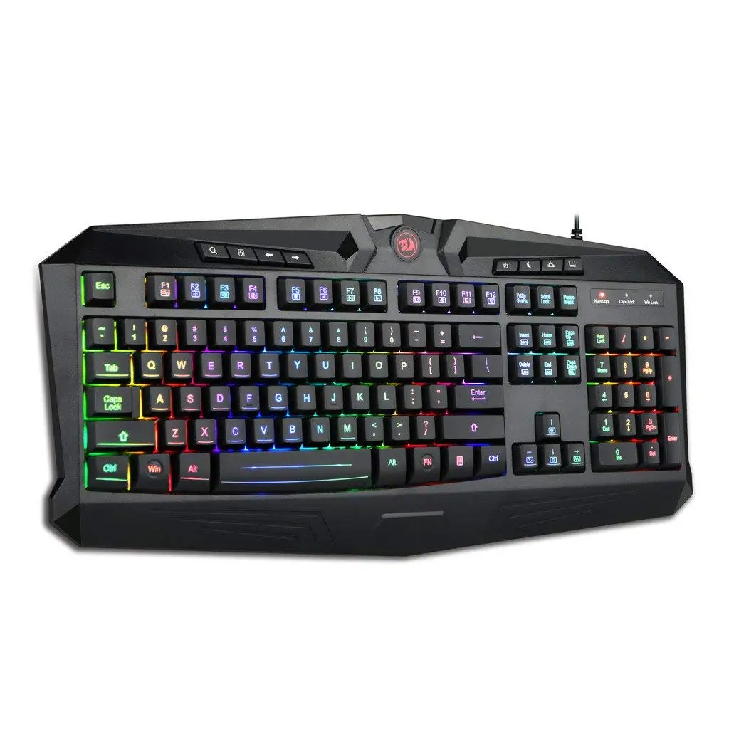 Redragon S101-1 Проводная RGB подсветкой USB игровая клавиатура и мышь