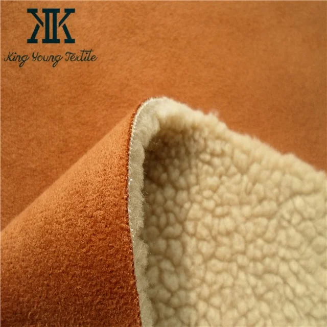Трикотажная ткань из полиэстера и замши