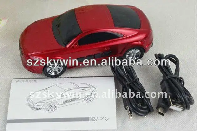 Классный дизайн мини-автомобиль спикера, портативный мини mp3 динамик с TF/USB/FM радио
