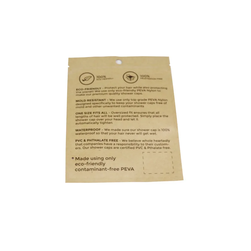 High quality resealable aluminum foil mix nuts chia seed packaging bags with hang hole