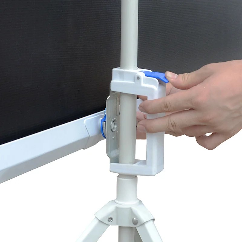 180 дюймов 1:1 4:3 штатив стоя Крытый Открытый Стекло бисером портативный складной проекционный экран