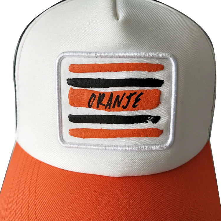 
Hot sale 100% cotton twill flex fit cap with foaming printing logo patch baseball cap 