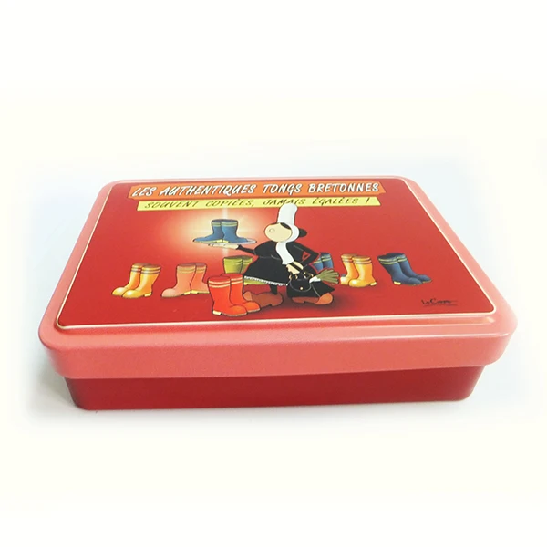 High Quality Chinese Factory Tin Candy Box/Square tin box