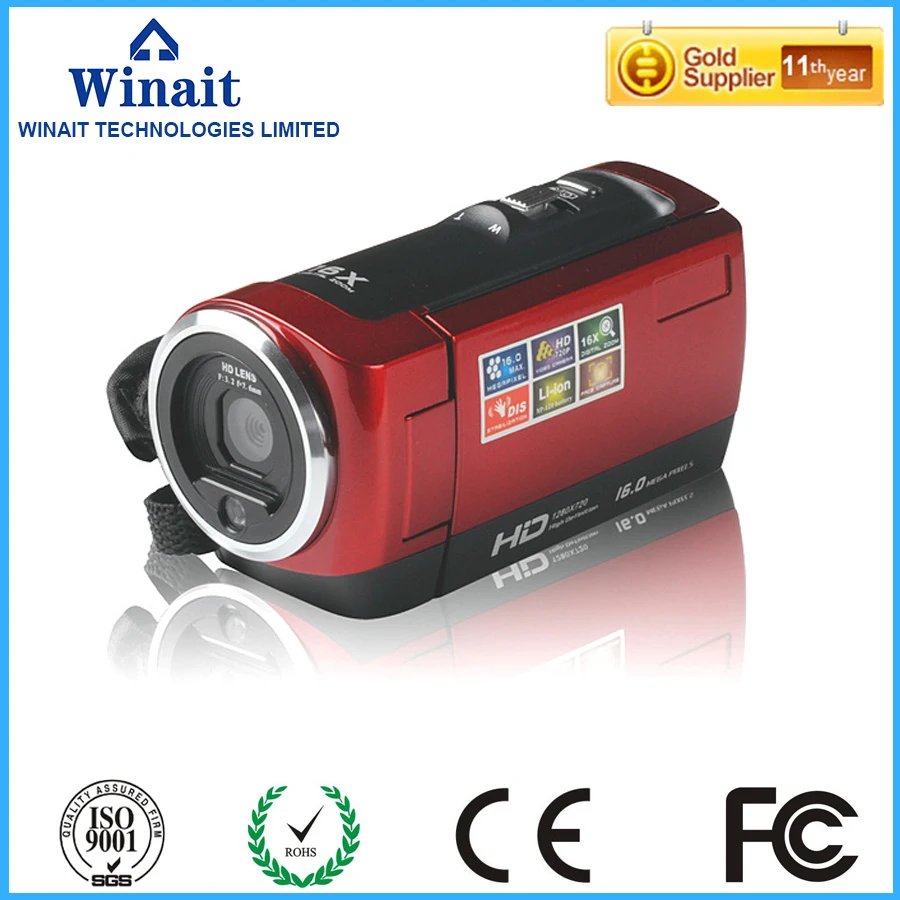HDV 720 P цифровая видеокамера с 2.7 TFT дисплей и 16X ZOOM