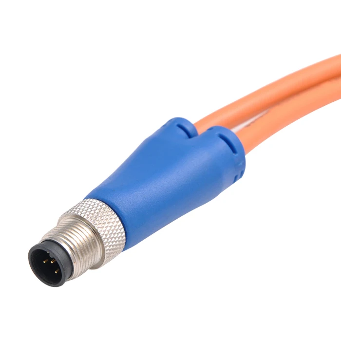 IP68 водонепроницаемый мужской женский M12 5-контактный разъем питания Y Splitter кабель