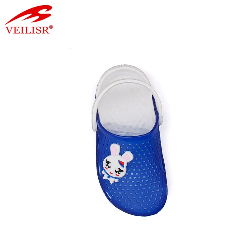 
Outdoor summer beach clear PVC upper children sandals kids clogs 