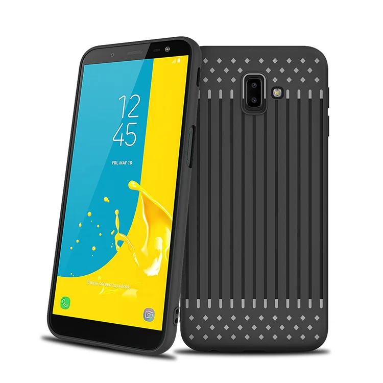 Мода мягкий резиновый гелевый ТПУ кожи защитный чехол для телефона для Samsung Galaxy J6 плюс задняя крышка