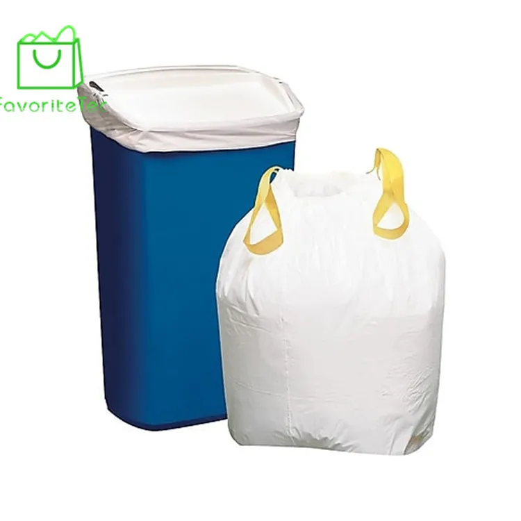 Environmental friendly custom biodegradable plastic roll garbage bags trash bags