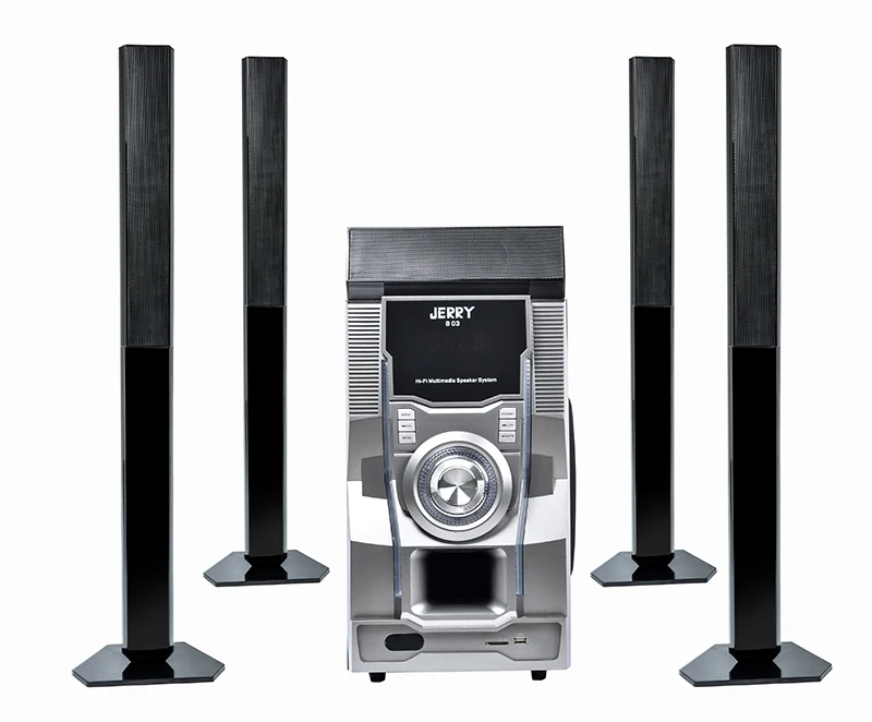 wood 5.1speaker karaoke home theatre system with DVD player
