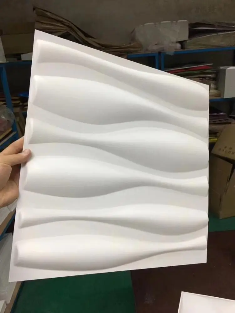 2019 Высококачественная Роскошная ПВХ 3D настенная панель для гостиной