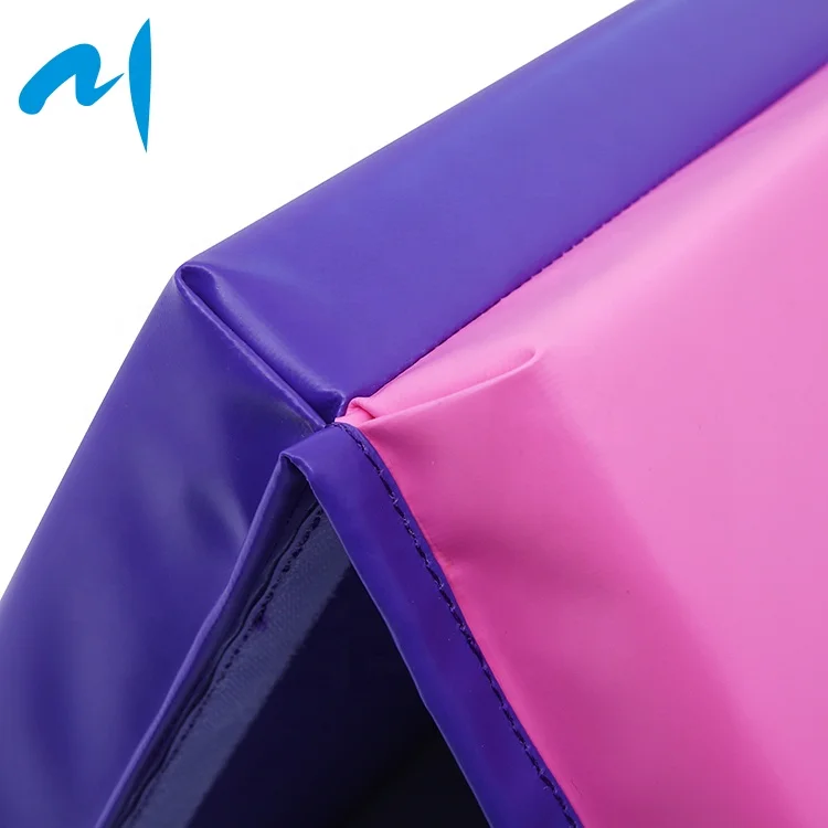 Дешевый коврик для тренажерного зала 8 дюймов x 4 дюйма x 2 дюйма из толстой пены, четыре складных коврика для гимнастики и тренировок