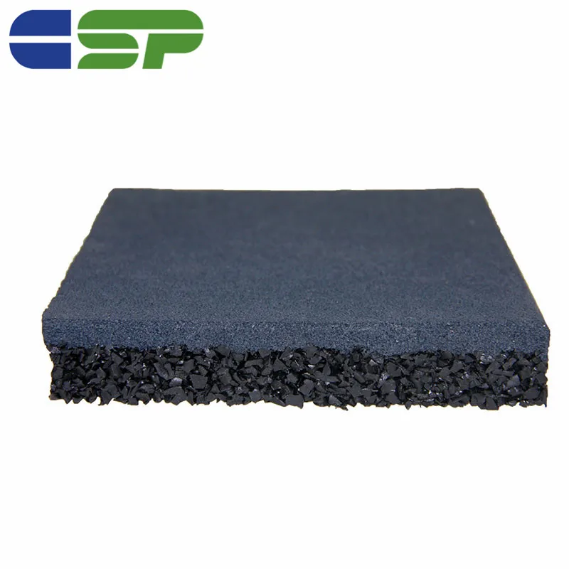 Square outdoor safety playground rubber tile/gym rubber flooring mat
