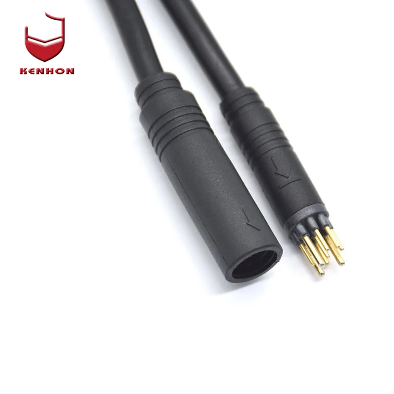 IP67 3 + 6 шпильки мощность и разъем сигнала спереди панель крепление провода водонепроницаемый круговой разъем