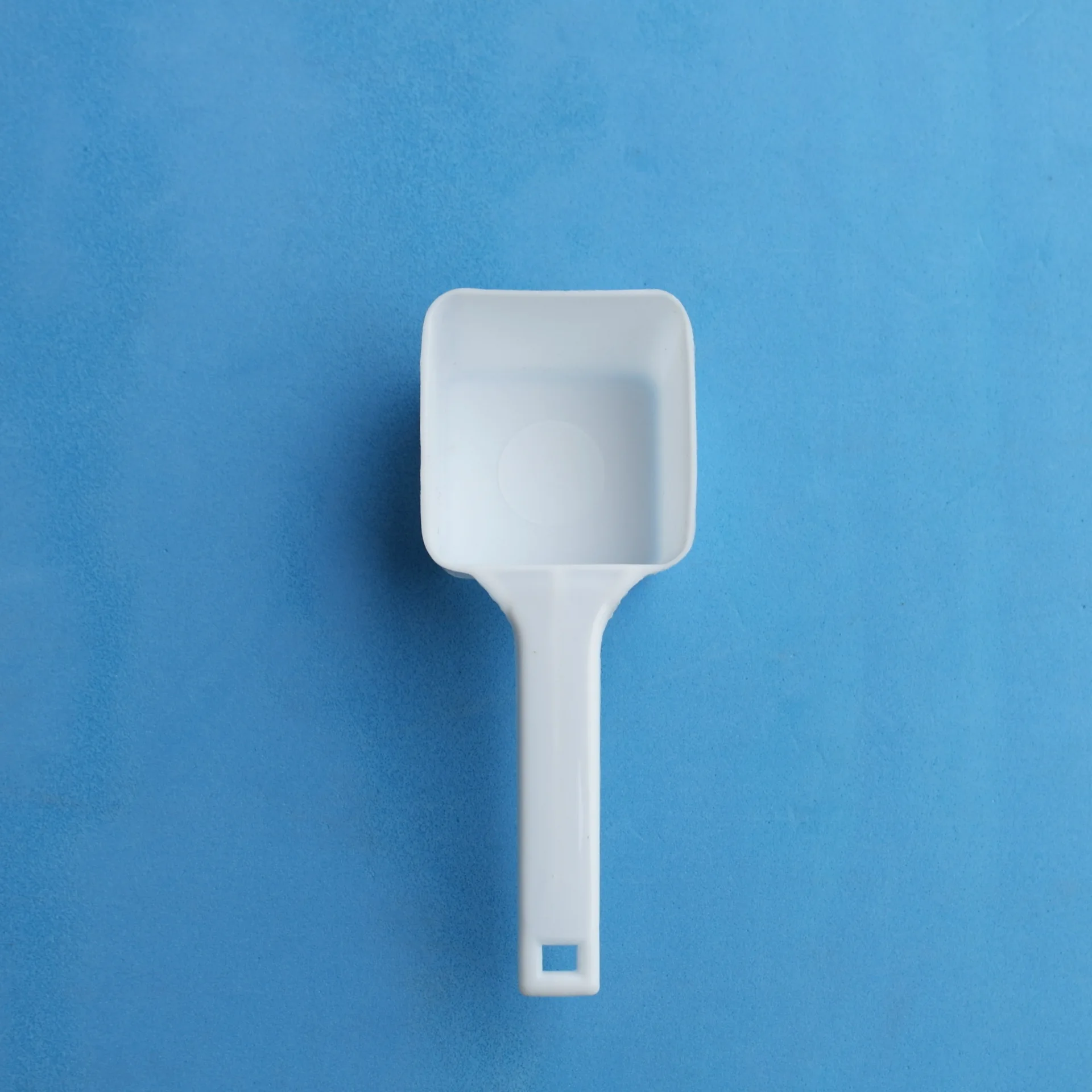 30ML washing powder spoon square plastic measuring spoon white PP plastic small spoon