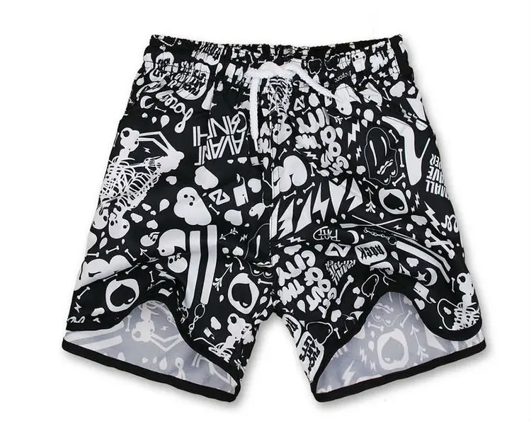 17 Inch Short Leg Fit Mens Shorts 100 Polyester Swim Suit All Customize Logo Fabric Style Wholesale Beach Short