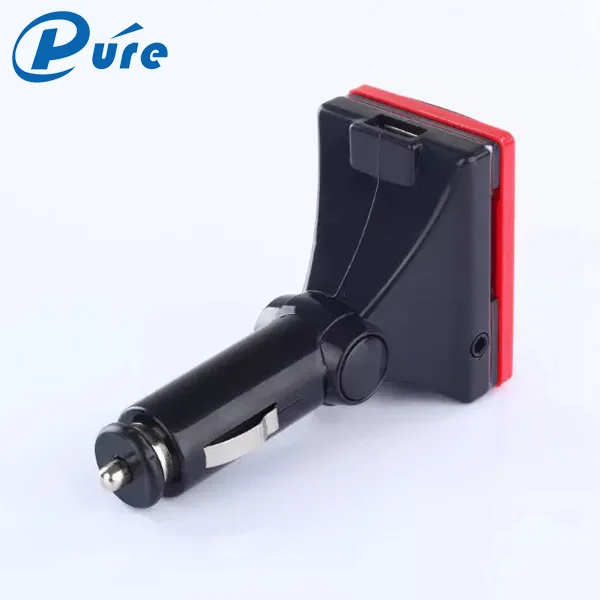 Superior quality unusual mini portable car speakerphone support power 12-24V, charging the phone