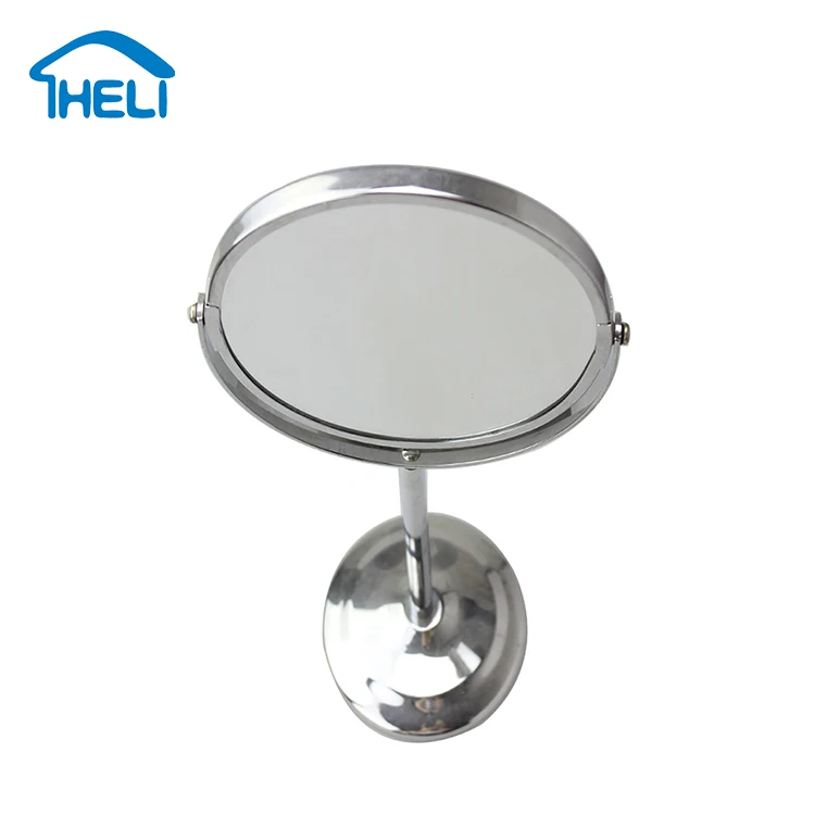 
jiangmen hardware 7 inch Fancy Double Sides hairdressing mirror Hotel Mirror 