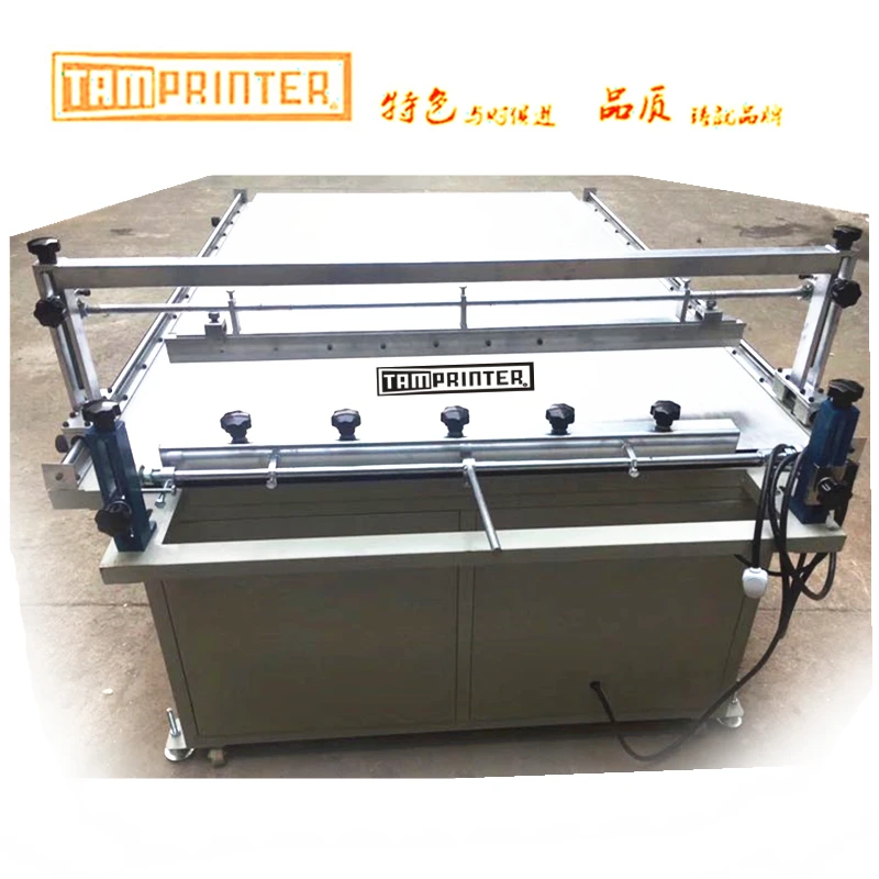 
big Glass Manual screen printing machine with vacuum 