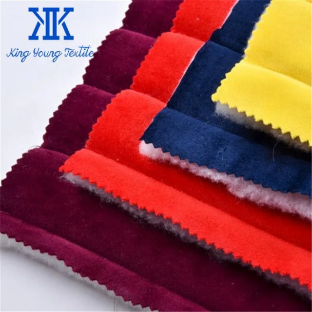 quilted velvet upholstery fabric / 100% polyester quilted flannel velour fleece fabric for blanket